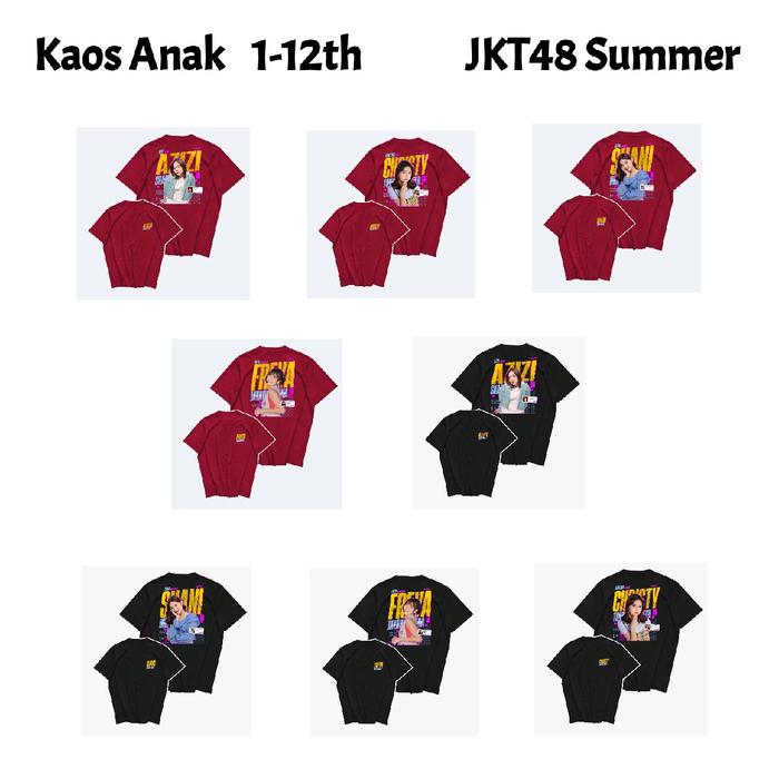 Kaos Anak JKT48 Summer Kaos Wanita Distro Fre PC