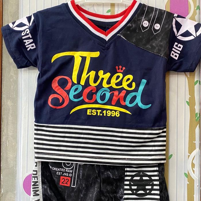 Oneset Baju Bayi Three Second by Nabilah Collection