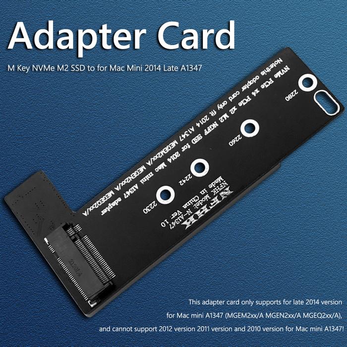 M Key NVMe M2 SSD to for Mac Mini 2014 Late A1347 MEGEN2 MEGEM2