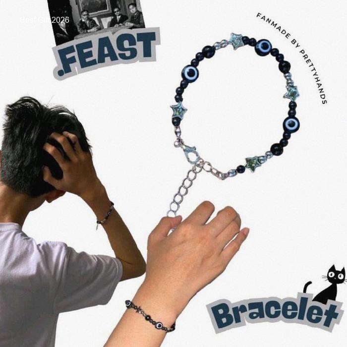 Gelang Feast - Hindia Rantai | [1PCS] Gelang Feast Rantai Stainless Stell (anti karat) by prettyhand