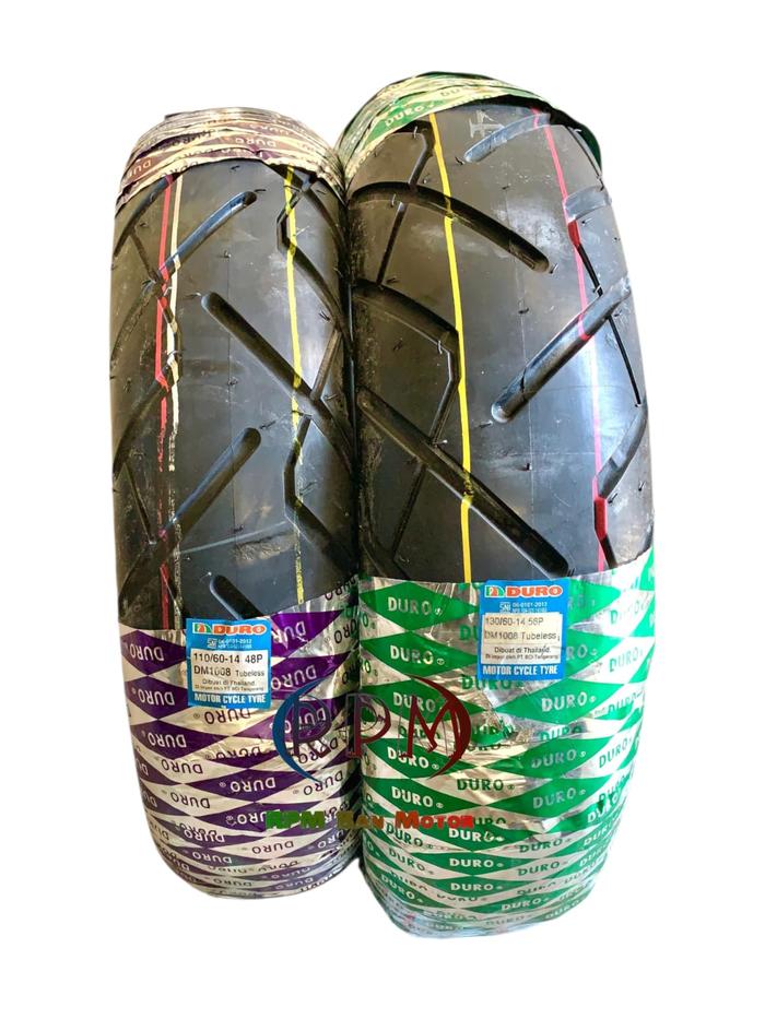 Ban luar DURO 110/60-14 dan 130/60-14 ring 14 tubles ban duro ban motor matic ban beat ban vario ban