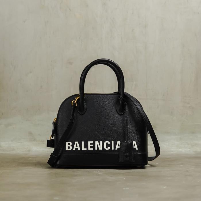 Tas BALENCIAGA VILLE GHW BLACK TOP HANDLE BAG SMALL 100% ORIGINAL - 26X21X12CM