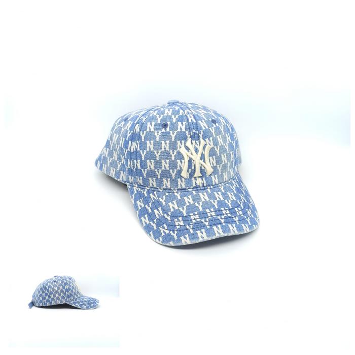 Topi MLB NY Yankees Cap Monogram Jeans Second Preloved Original 042
