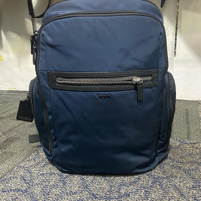 TUMI Preloved Backpack Parrish 66786NVY0 Tas Ransel Biru dengan Desain Praktis dan Tahan Lama