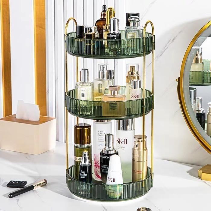 DHWE Rak Penyimpanan Kosmetik dan Skincare Aesthetic Rak Bumbu Dapur atau Snack
