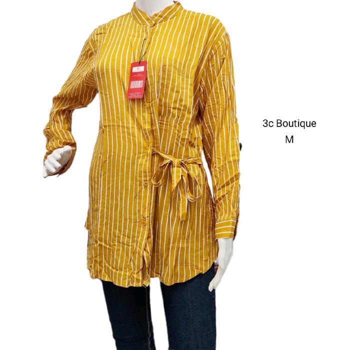 !! BISA COD !! Atasan Tunik Motif Rayon Premium Wanita Dewasa Tali Samping 3C Boutique Original