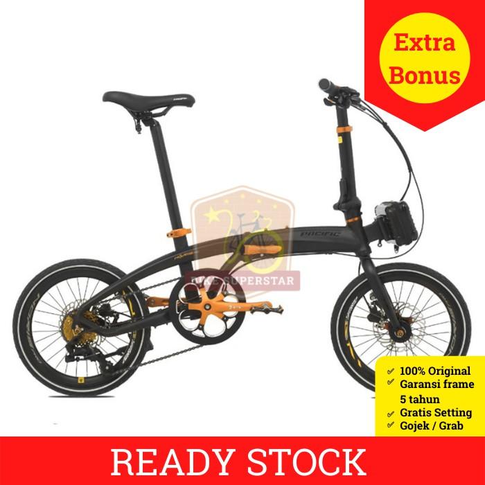 (COD) SEPEDA LIPAT 16 INCH PACIFIC NORIS PRO ALLOY 8 SPEED CAKRAM HIDROLIK KASKADA Outdoor