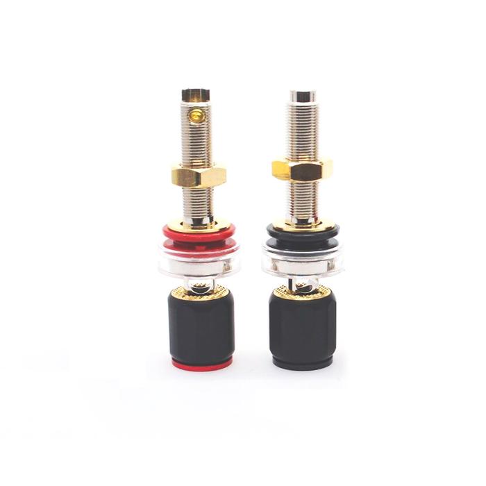 HIFI Gaofei Rhodium Plated Speaker AMP Terminal Binding Post Socket