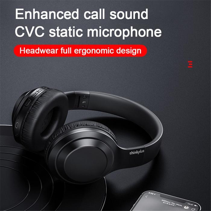 100% Original Lenovo TH10 Stereo Headphone Bluetooth Earphones Music