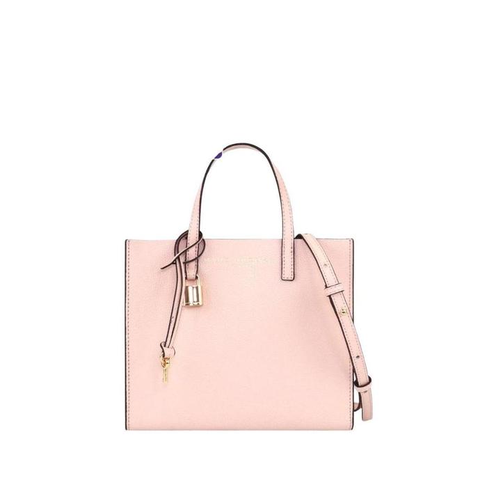 MARC JACOBS MINI GRIND TOTE BAG PEACH WHIP