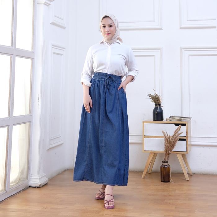 ROK PECAH 8 SOFT JEANS PREMIUM