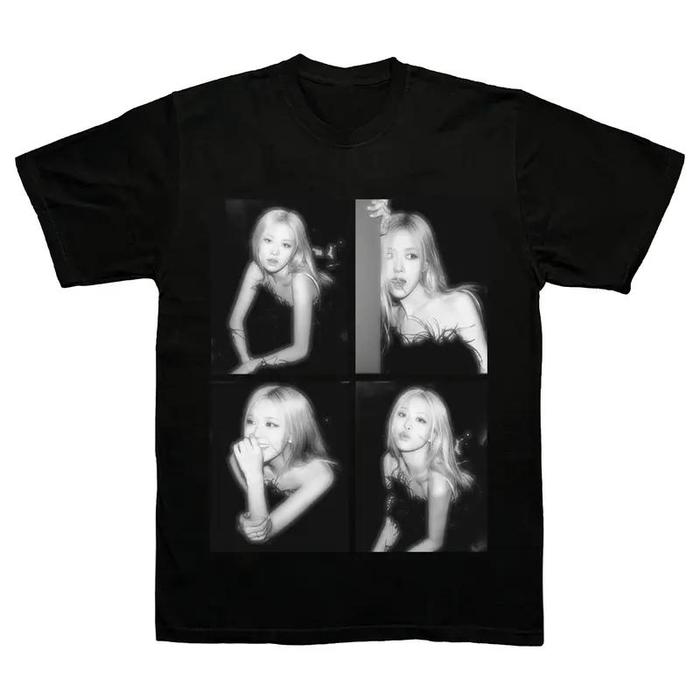 KAOS ROSE BLACKPINK - TSHIRT COTTON nodsfhqowk