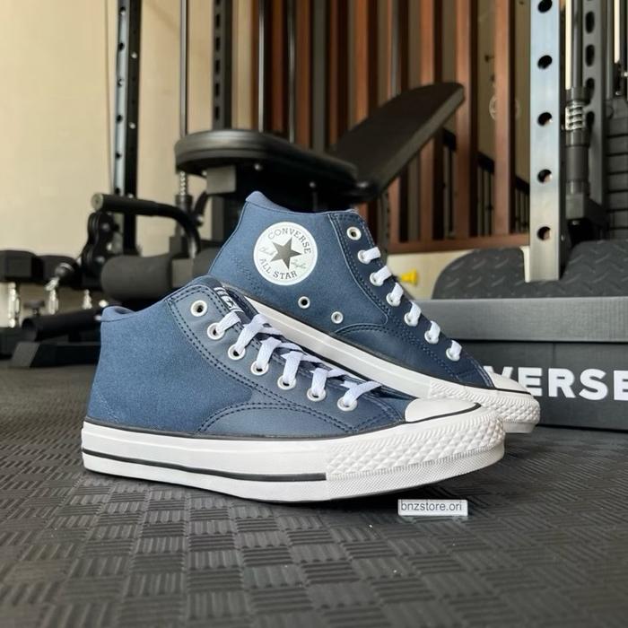 Sepatu Sneakers Pria Converse CTAS Malden Street Mid Navy/Obsidian