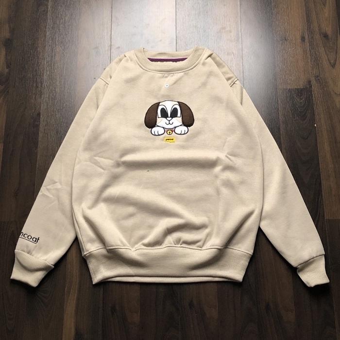 CREWNECK PANCOAT APLIKASI BONUS TAS - SWEATER PANCOAT MATA - JAKET PANCOAT BRBEK - CREWNECK SWEATER 