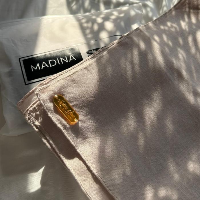 Hijab paris premium polos | hijab voal by madina store  Segi Empat