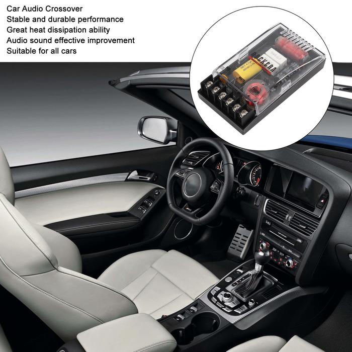 Speaker 2 Arah Audio Mobil Pasif Crossover DC12 60 ÷ 120W Pembagi