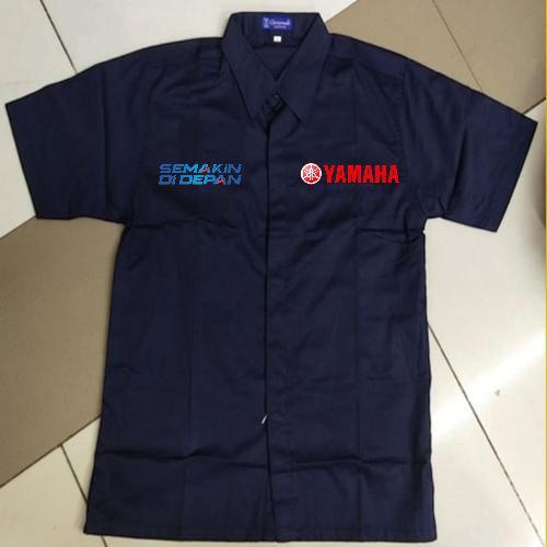kemeja kerja yamaha baju pdh yamaha seragam kerja yamaha lengan pendek dan panjang