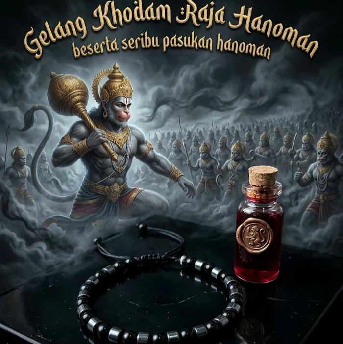 Gelang Khodam Raja Hanoman bonus minyak perawatan