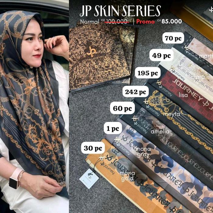Journey ORI Hijab Journey ORI Jp.skin 7series motif elegan JP Skin Series