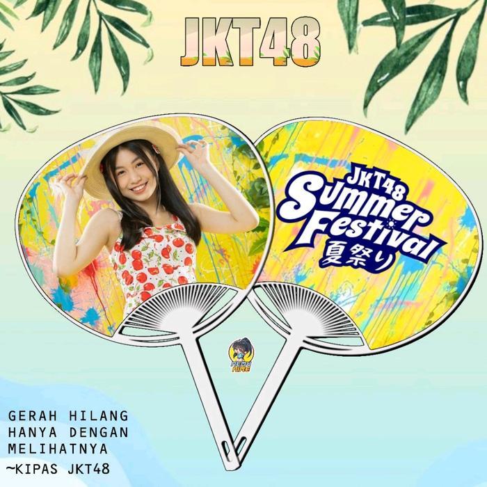 Kipas Uchiwa JKT48 Summer Festival | Zee Freya Marsha Michie