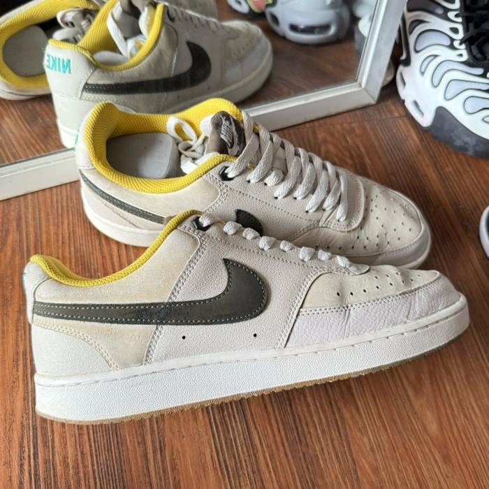 Nike court vision low white cargo khaki casual original murah - sneakers second market