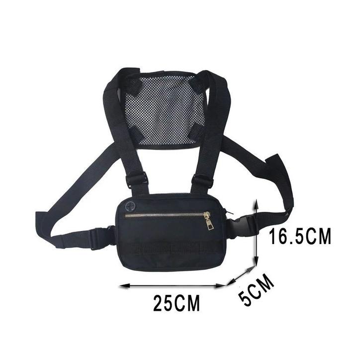 NEW TAS POLOFELIX TAS GOJEK TAKTIS FUNGSIONAL ROMPI HIP HOP MODIS TAS PINGGANG WANITA TAS RIG TAS DA