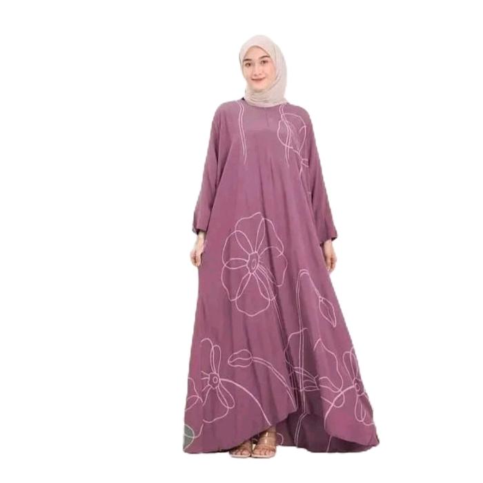 Grosir Kaftan Bandung Lumajang Bahan Rayon Premium Gamis