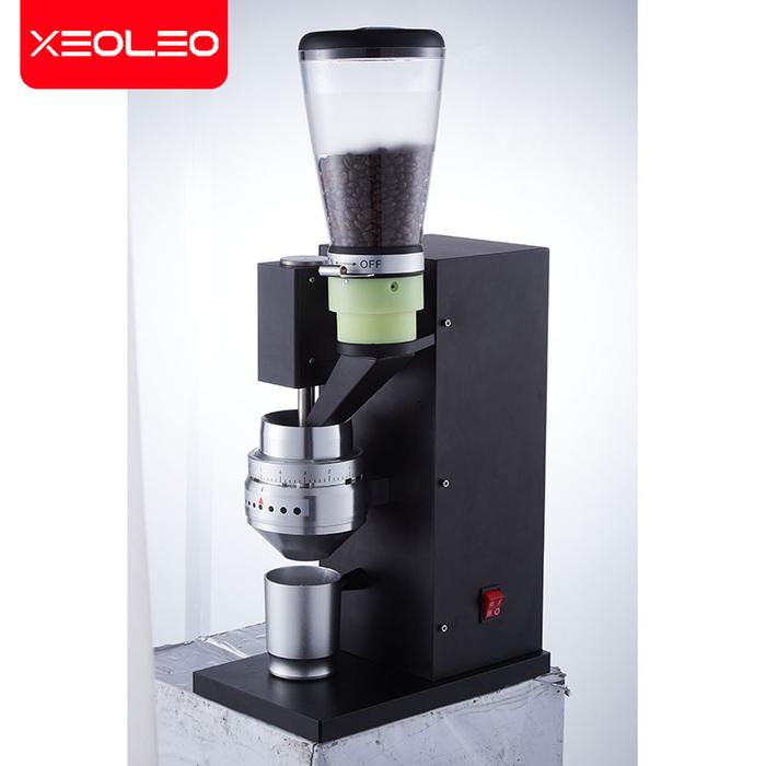 Penggiling Kopi Listrik XEOLEO 83Mm Penggiling Biji Kopi Kuantitatif