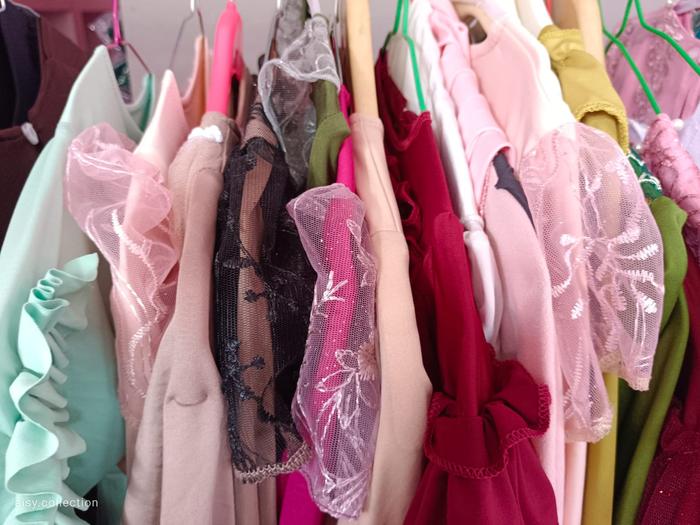 Gamis anak koleksi aisy serba diskon 35ribu