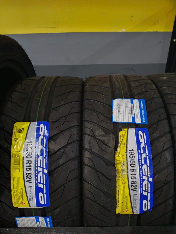 Ban Mobil Merk Accelera 195/50 R15 Acc351 Sport GD (Semi Slick) | Cocok Untuk Ban Mobil Honda Brio, 