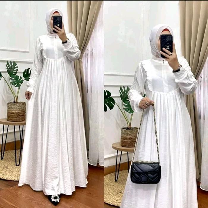 Gamis Alisa Alisa Dress Polo linen