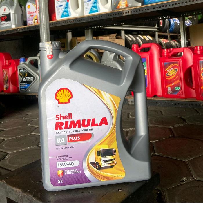 OLI SHELL RIMULA R4 PLUS 15W-40 5Liter