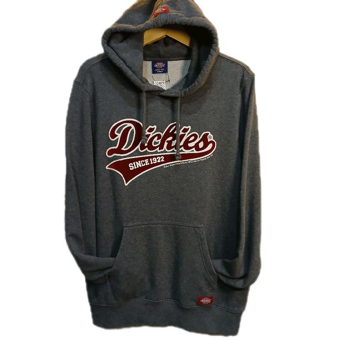 Sweater Hoodie Kasual Dickies Velvet Grey Size M fit L