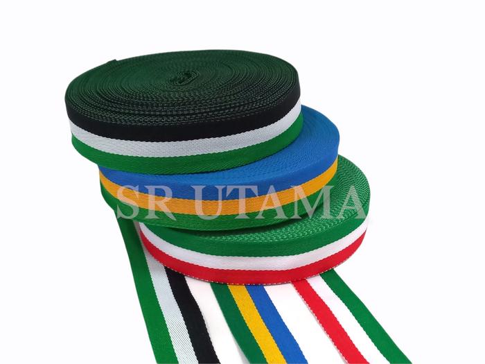Tali Webbing Tape Motif 2,5cm / Tali Tas Bisban Polyester