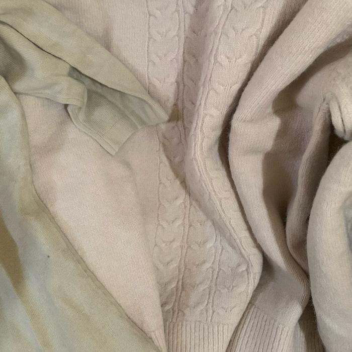 Sweater/Cardigan Wanita Rajut Tebal Thrift Oversize Crop