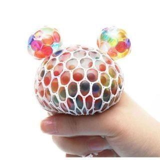SQUISHY MESH BALL / SMASH BALL Bola Anggur Pencet Anti Stress Jaring / Squis Ball
