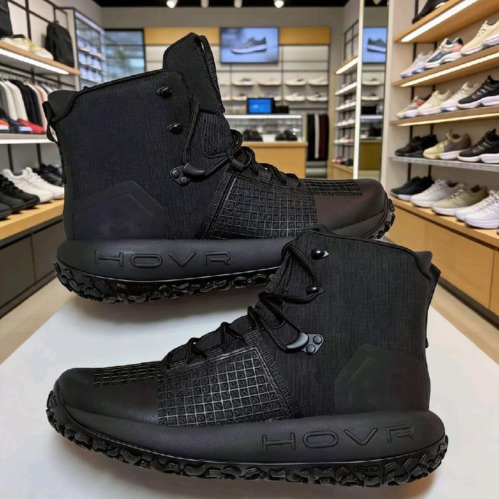Sepatu Under Armour Infil Waterproof Tactical Booth Black Original Guarantee