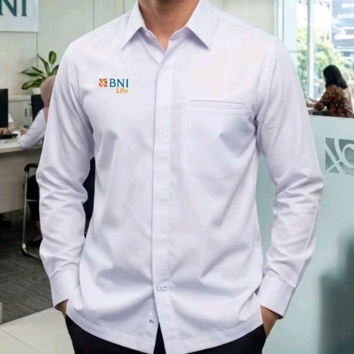 kantong 1 ready stok kemeja BNI life baju BNI life seragam BNI life pdh BNI life kemeja kerja BNI li