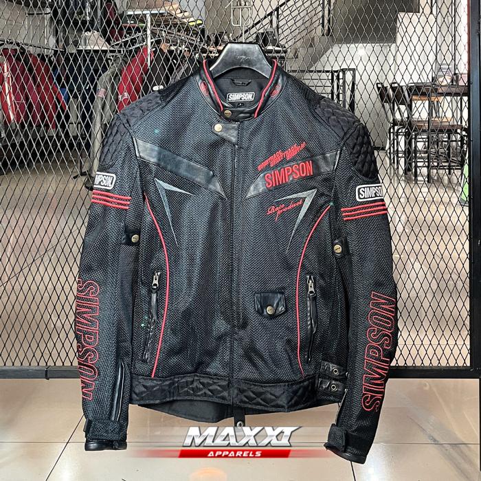 Jaket motor simpson | NSM-2001 Mesh | Jaket touring | Jaket riding pria | Original Simpson
