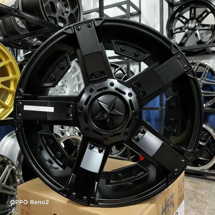 Velg Rasta Rock Star Ring 18 Lubang Baut 6 cocok Untuk  Fortuner Hilux Pajero Dlln