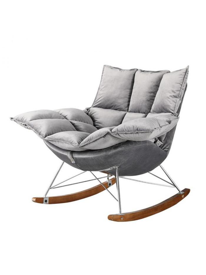 Rocking chair Nordic home balcony small sofa rocking chair lazy sofa