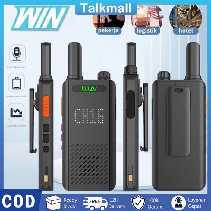 【Ready】HT WLN Walkie Talkie KD-C170/KD-C160 - HT SLIM UHF 400-470 Mhz Waterproof Portable Walky Talk