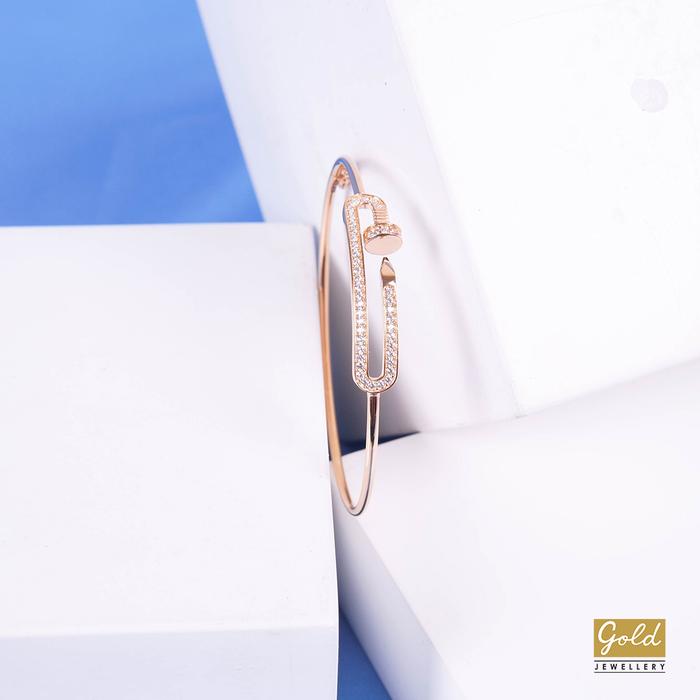 Gelang emas kuning 700 16k - model paku peniti  -  VI717102100