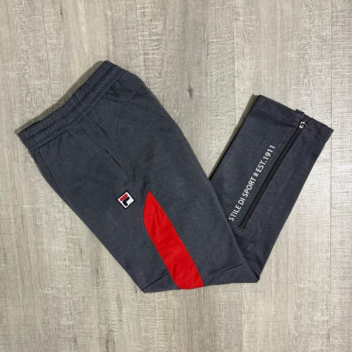 Celana fila logo trackpants mistyred