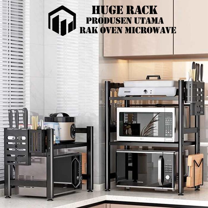[Dapat Diregangkan]Rak Oven Microwave Rak Microwave Untuk Dapur Rak Microwave Dapat Disesuaikan