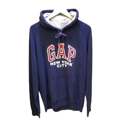 Thrift Hoodie GAP Pullover Navy Big Size