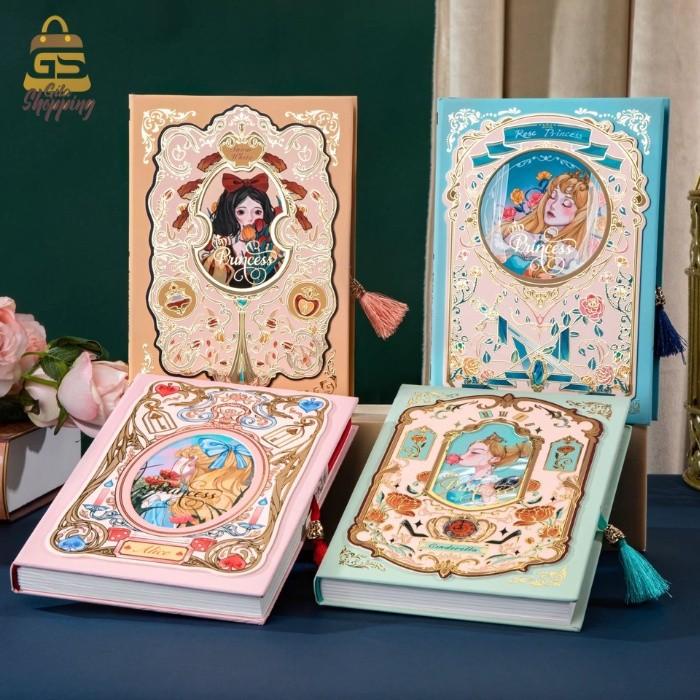 Buku Notebook Diary Princess / Buku Diary Jurnal agenda Buku tulis - 0728