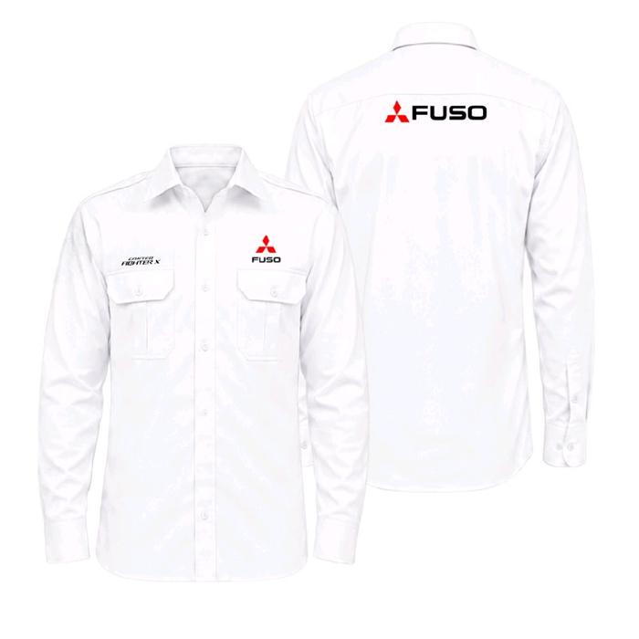 ready stok full bordir FUSO kemeja Fuso seragam Fuso baju Fuso kemeja kerja Fuso seragam kerja Fuso 