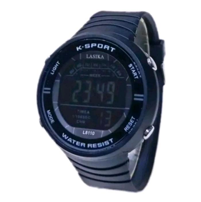 LASIKA Jam Tangan Pria K-Sport Model 110 Tahan Air Water Resist dengan Fungsi Light & Mode Time
