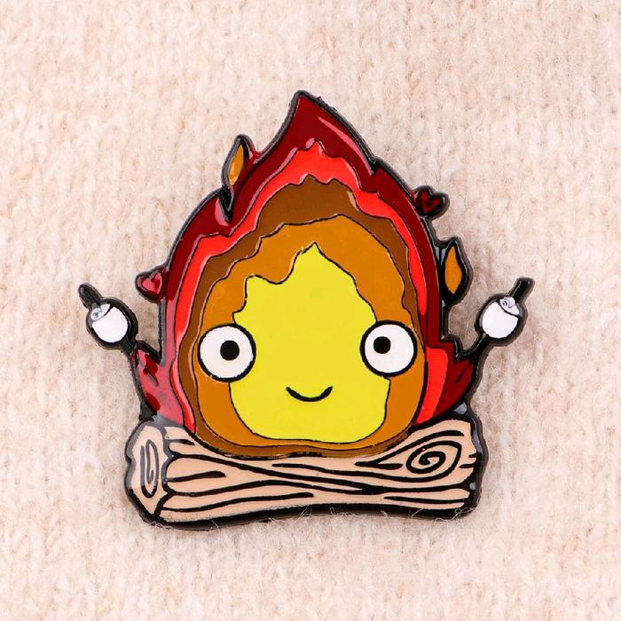 Bros Pin Enamel Calcifer Calcifer